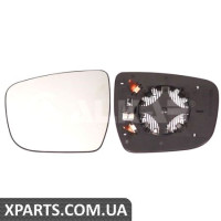 Nissan Rogue / X Trail 14- Вкладиш дзеркала лівий, опуклий + обігрів ALKAR 6431663