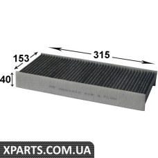 Фiльтр салону CITROEN C6 PEUGEOT 407 Asakashi AC0141C