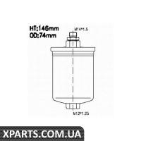 Фільтр паливний MERCEDES-BENZ 190-Serie W201 G-Klasse W460 /8 W114/W115 S-Klasse W116 S-Klasse W126 SL R107