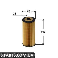 Фільтр масляних MERCEDES-BENZ A-Klasse W169 B-Klasse W245 A-Klasse W168 Vaneo W414 Asakashi OE0020