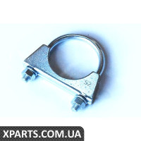 Хомут глушника драбинний M8 Ф52 мм оцинк. сталь 10шт Asam 55318
