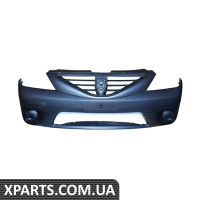 Бампер передній без ПТФ Dacia Logan MCV 2007-2009 Asam 80985
