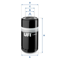 Фильтр масляный UFI 2330500