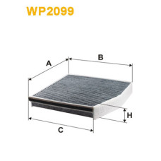 Фільтр салону вугільний WIX WP2099