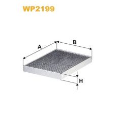 Фільтр салону вугільний WIX WP2199