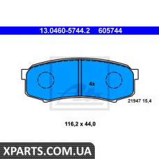 Комплект тормозных колодок, дисковый тормоз ATE - 13046057442