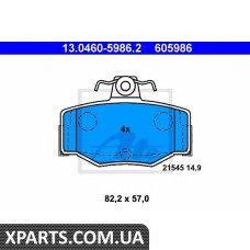 Комплект тормозных колодок, дисковый тормоз ATE - 13046059862