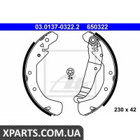 Комплект гальмівних колодок ATE - 03013703222