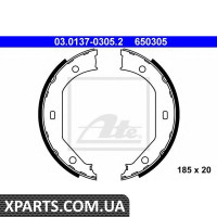Комплект тормозных колодок, стояночная тормозная система ATE - 03013703052