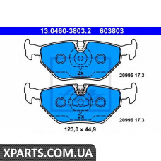 Комплект тормозных колодок, дисковый тормоз ATE - 13046038032
