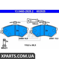 Комплект тормозных колодок, дисковый тормоз ATE - 13046029252