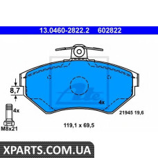 Комплект тормозных колодок, дисковый тормоз ATE - 13046028222