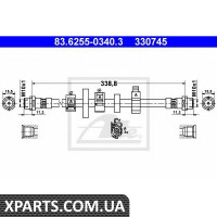 Гальмівний шланг ATE - 83625503403