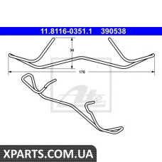 Пружина, тормозной суппорт ATE - 11811603511