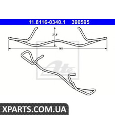 Пружина, тормозной суппорт ATE - 11811603401