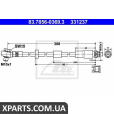 Тормозной шланг ATE - 83785603693