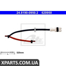 Сигналізатор, знос гальмівних колодок ATE - 24819009502