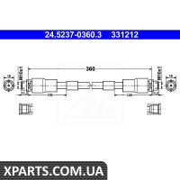 Гальмiвний шланг ATE 24523703603