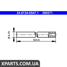 Гальмівний шланг ATE 24813405471