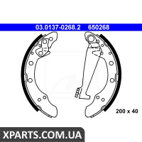 Гальмiвнi колодки к-т ATE 03013702682