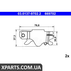 Элементы  барабанной  тормозной  колодки  ATE 03013797022