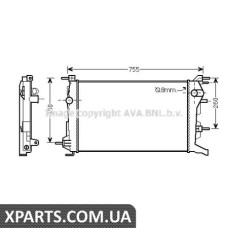 Радіатор AVA RTA2460