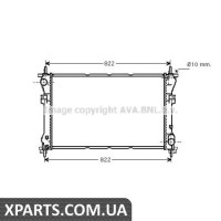 Радіатор охолодження AVA FD2320