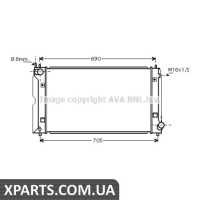 Радіатор AVA TOA2386