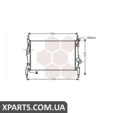 Радиатор охлаждения AVA FD2404