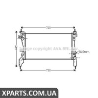 Радиатор AVA FTA2380