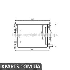 Радиатор AVA HYA2276