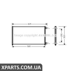 Радиатор кондиционера AVA FTA5256