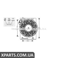 Вентилятор (комплект) AVA OL7508