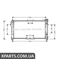 Радіатор AVA MZA2037