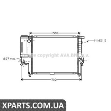 Радіатор охолодження AVA BW2121