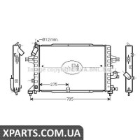 Радіатор AVA OLA2364