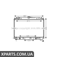 Радіатор AVA DNA2297
