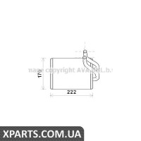 Радіатор пічки KIA SORENTO (JC) 2.4, 3.5 V6 02-AVA KA6170