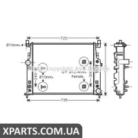 Радіатор AVA MSA2436