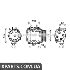 Компресор Accord VII 2.0 i* 01/03-05/08 AVA HDAK238