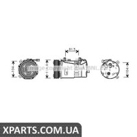 Компрессор кондиціонера AVA FDAK321