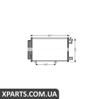 Конденсатор кондиціонер AVA FD5439