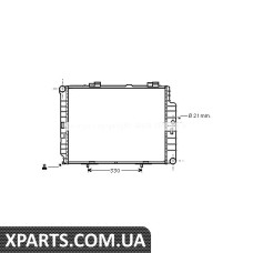 Радіатор охолодження MERCEDES E II 210 пр-во AVA AVA MSA2287