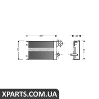 Теплообмінник AVA VW6062