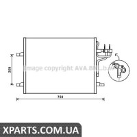 Радіатор кондиціонера AVA FDA5483