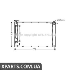 Радіатор AVA TO2343