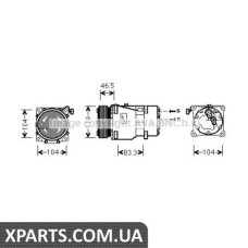 Компрессор C5 / P307 Diesel01- AVA CNAK201