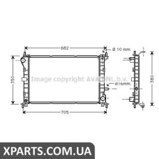 Радиатор охлаждения AVA FD2264