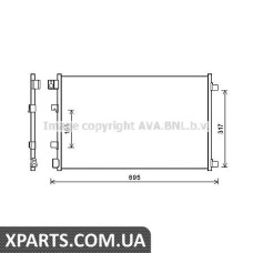 Радиатор кондиционера AVA DNA5406