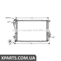 Радіатор AVA BWA2300